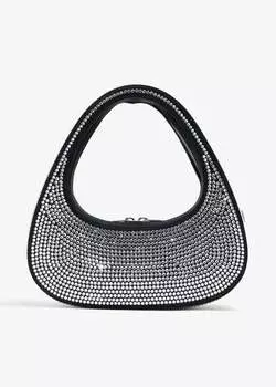 Сумка Coperni Baguette Swipe, черный