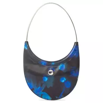 Сумка Coperni с голографическим кольцом, цвет Синий/Черный