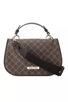 Сумка Cora из экокожи с принтом Nine West, черный