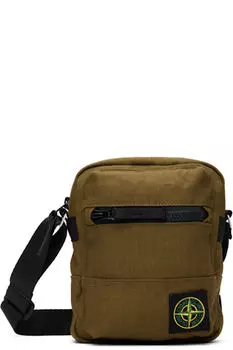 Сумка CORDURA 1500 цвета хаки, обработанная смолой Stone Island