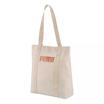 Сумка core base shopper bag 'beige pink' Puma, бежевый