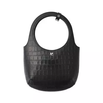 Сумка Courrges Holy Croco Stamped Bag, цвет Bark