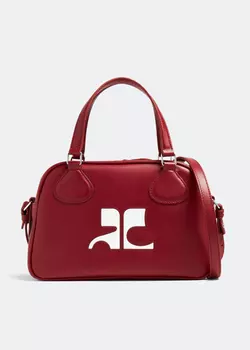 Сумка Courrges ReEdition Leather Bowling, красный