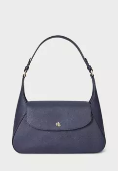 Сумка CROSSHATCH MEDIUM SCHYLAR SHOULDER BAG Lauren Ralph Lauren, темно-синий