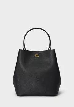 Сумка CROSSHATCH SMALL REESE BUCKET BAG Lauren Ralph Lauren, черный