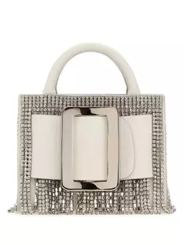 Сумка Crystal Flapper Boyy, белый