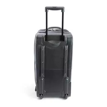 Сумка-дафл rolling weekender из шагреневой кожи ROYCE New York, черный