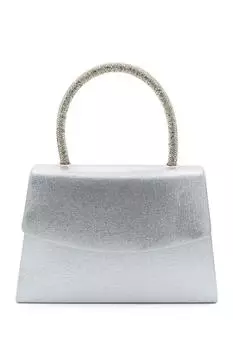 Сумка 'Damelza' с блестящей ручкой сверху Paradox London, серебро