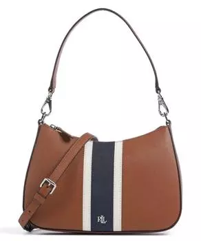 Сумка Danni 26 из сафьяновой яловой кожи Lauren Ralph Lauren, коричневый