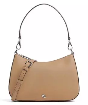Сумка Danni 26 из сафьяновой яловой кожи Lauren Ralph Lauren, коричневый