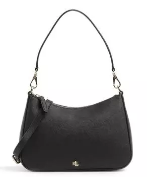 Сумка Danni 26 из сафьяновой яловой кожи Lauren Ralph Lauren, черный