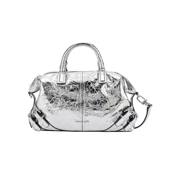 Сумка Darrington Metallic Small Cracked Leather MICHAEL KORS