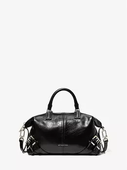 Сумка Darrington Small из потрескавшейся кожи Michael Kors, черный