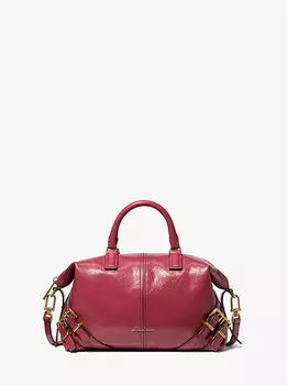 Сумка Darrington Small из потрескавшейся кожи Michael Kors, красный