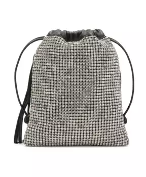 Сумка декорированная цирконами Kazar, черный