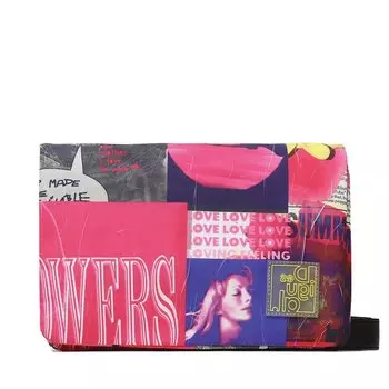 Сумка Desigual, розовый цвет