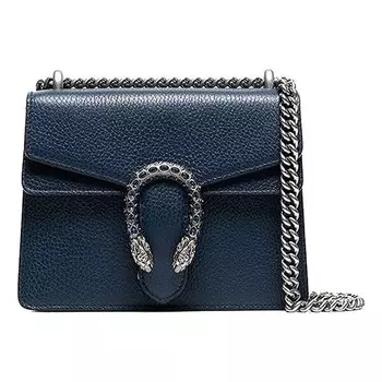 Сумка dionysus chain crossbody bag single shoulder bag blue Gucci, синий