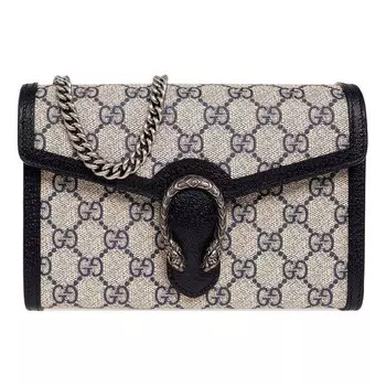 Сумка dionysus gg mini chain wallet 'beige blue' Gucci, бежевый
