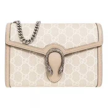 Сумка dionysus gg mini chain wallet 'beige' Gucci, бежевый