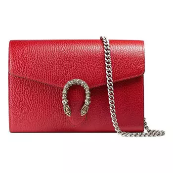 Сумка dionysus mini-sized single-shoulder bag red Gucci, красный