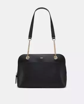 Сумка DKNY Bryant с ручкой среднего размера и застежкой-молнией, черный