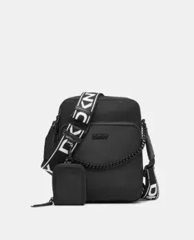 Сумка DKNY GIDEON с длинной ручкой и застежкой-молнией, черный