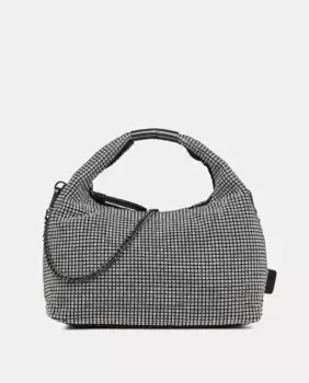 Сумка DKNY MEL со съемным ремнем-цепочкой и застежкой-молнией, серый