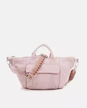 Сумка для боулинга из стираной кожи Abbacino, розовый