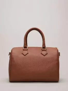 Сумка для боулинга из зерненой кожи Phase Eight, коричневый