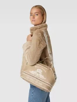 Сумка для боулинга с детальной этикеткой, модель "ВЕРЕСК" Juicy Couture, песочный