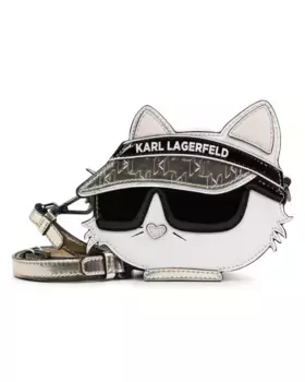 Сумка для девочек с застежкой-молнией и съемным плечевым ремнем Karl Lagerfeld Kids, жёлтый