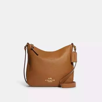 Сумка для документов Coach Outlet Ellie, цвет Gold/Light Saddle