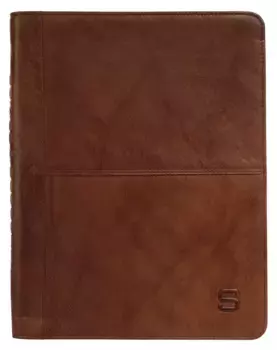 Сумка для документов Spikes & Sparrow "NOTEBOOK COVER", натуральная кожа, цвет Cognac