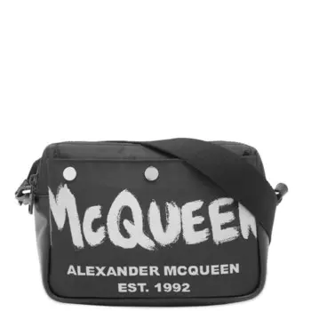 Сумка для фотоаппарата Graffiti Alexander Mcqueen, черный