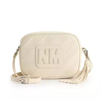 Сумка для фотоаппарата из искусственной кожи Nicole Miller, цвет cool grey