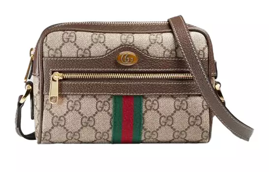 Сумка для фотоаппарата Ophidia Canvas с кожей, сумка через плечо, унисекс GUCCI