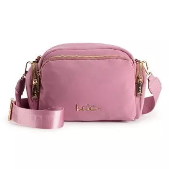 Сумка для фотоаппарата с боковым карманом Nicole Miller, цвет Light Pink
