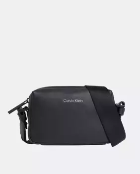 Сумка для фотоаппарата с логотипом Calvin Klein, чёрный