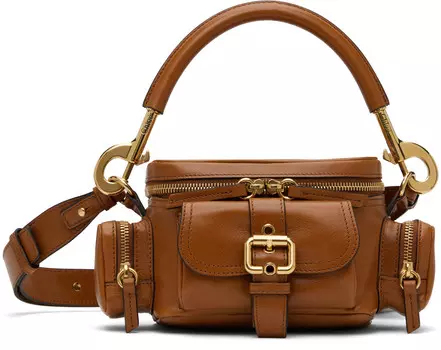 Сумка для фотокамеры цвета загара Chloe