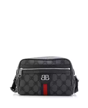 Сумка для фотокамеры Mini x Gucci The Hacker Project BB Canvas Pre-Owned Balenciaga, черный