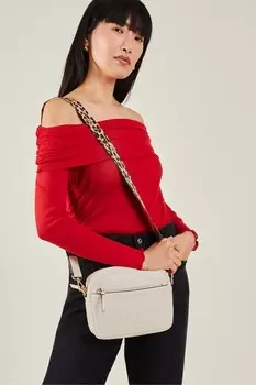 Сумка для фотокамеры с лямкой Accessorize, бежевый