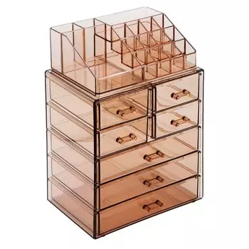 Сумка для хранения косметики и украшений Sorbus, коричневый