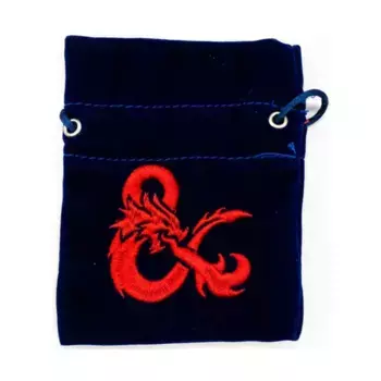 Сумка для игральных костей Dragon Ampersand - Синий, Dungeons & Dragons (5th Edition, 2014 Edition) - Core & Assorted