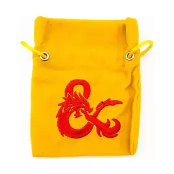Сумка для игральных костей Dragon Ampersand - Желтый, Dungeons & Dragons (5th Edition, 2014 Edition) - Core & Assorted
