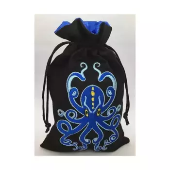 Сумка для игральных костей Kraken (синяя), Dice Bags (Black Oak)