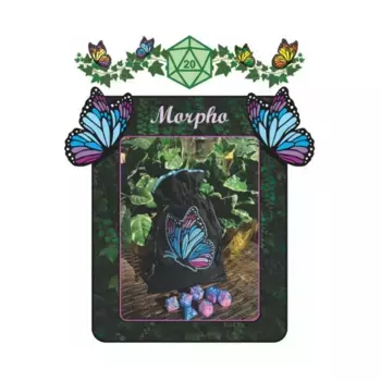 Сумка для игральных костей Morpho Butterfly, Dice Bags (Black Oak)