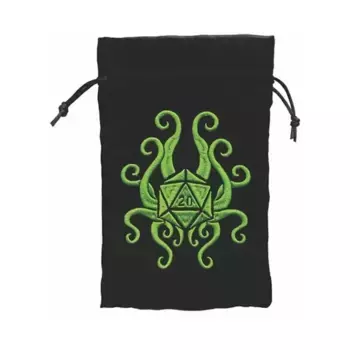 Сумка для игральных костей «Щупальца d20», Dice Bags (Black Oak)