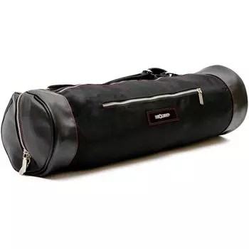 Сумка для коврика для йоги холщовая сумка с металлическими люверсами, цвет антрацит BODHI, антрацитово-серый