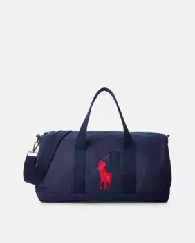 Сумка для мальчика с рисунком спереди Polo Ralph Lauren, темно-синий