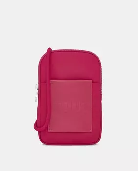 Сумка для мобильного телефона цвета фуксии на молнии Tous, фуксия